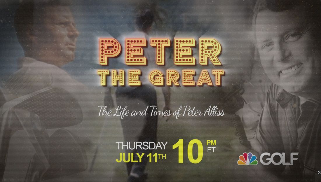 Peter the Great: The Life and Times of Peter Alliss key art, Golf Channel